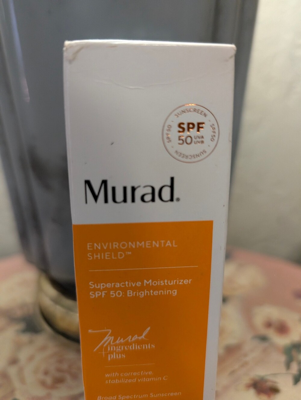 Murad Environmental Shield SPF 50 Brightening Moisturizer - White and Orange - Picture 2 of 7